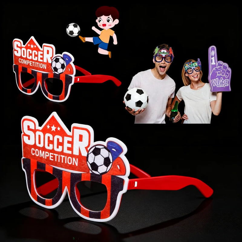 World Cup Fan Glasses – Funny Soccer Supporter Party Costume