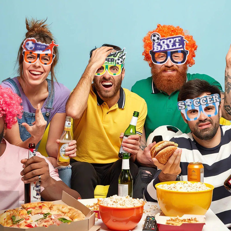 World Cup Fan Glasses – Funny Soccer Supporter Party Costume