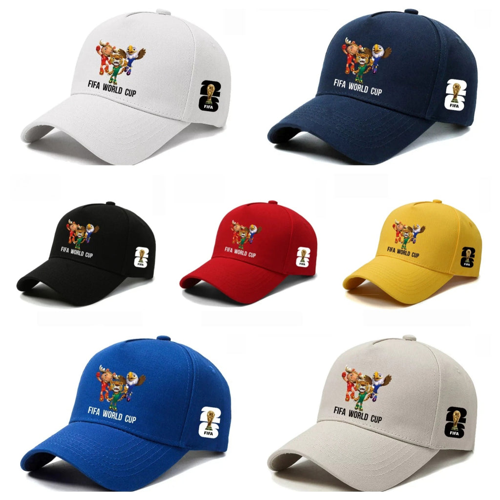 Baseball cap, US, Canada, Mexico mascot