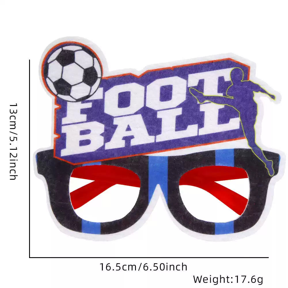 Football fan glasses outfit