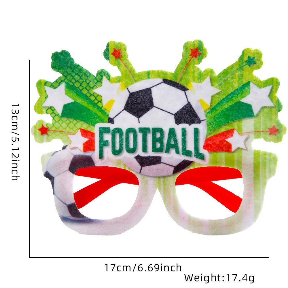 Football fan glasses outfit