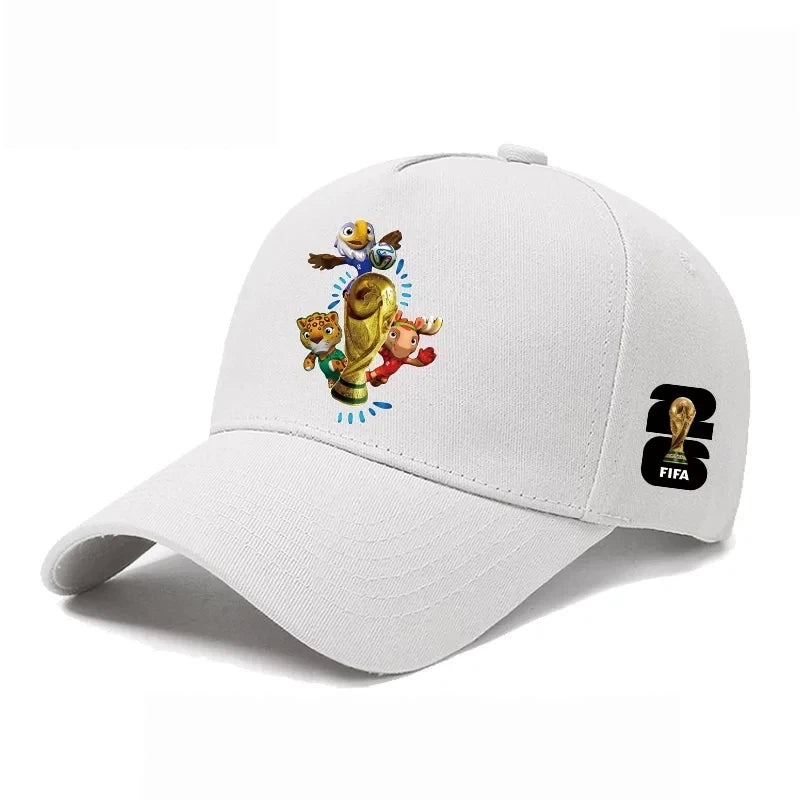 Baseball cap, US, Canada, Mexico mascot