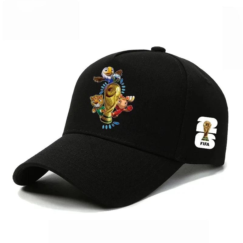 Baseball cap, US, Canada, Mexico mascot