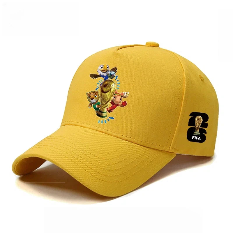 Baseball cap, US, Canada, Mexico mascot