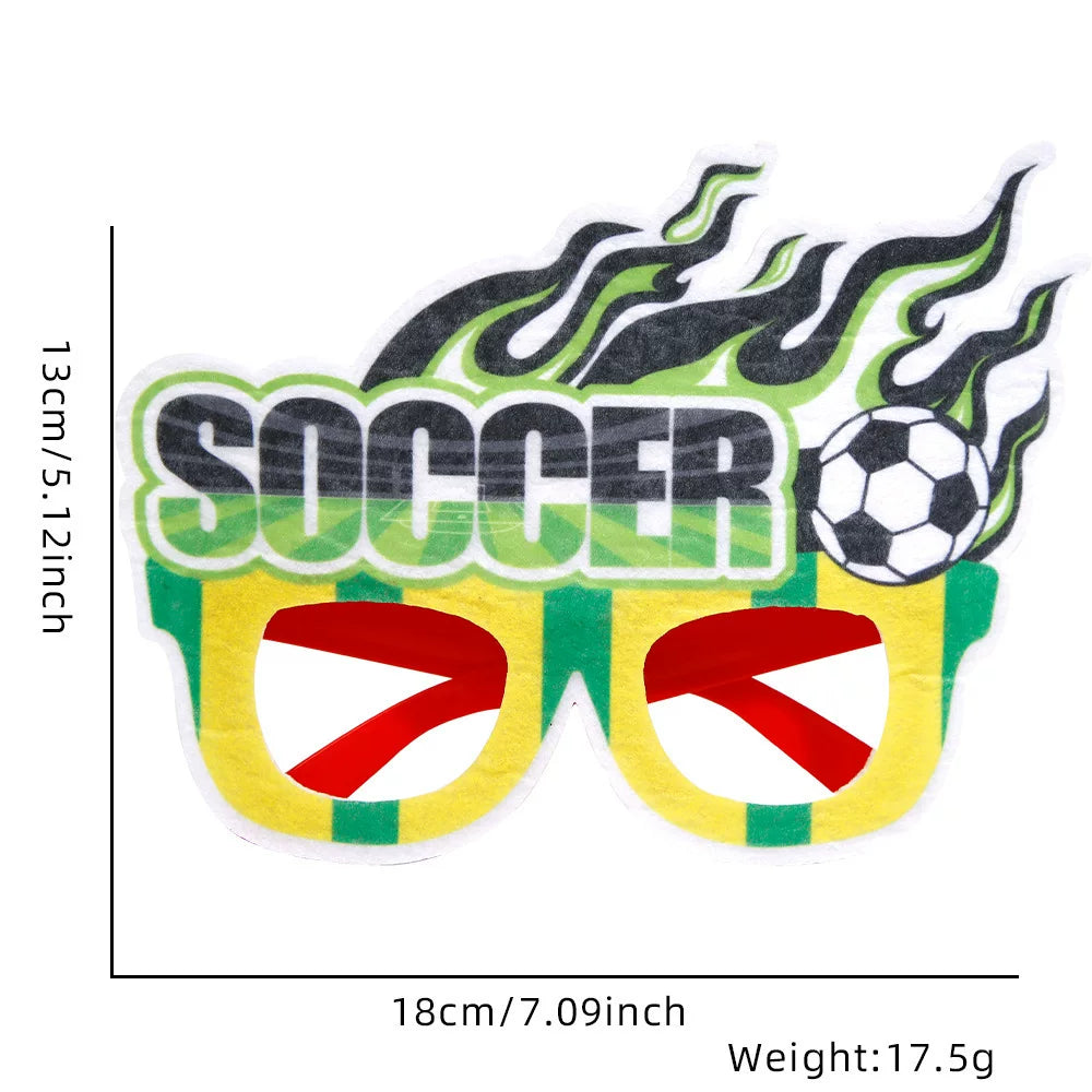 Football fan glasses outfit