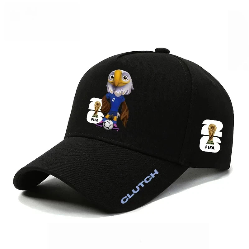 Baseball cap, US, Canada, Mexico mascot