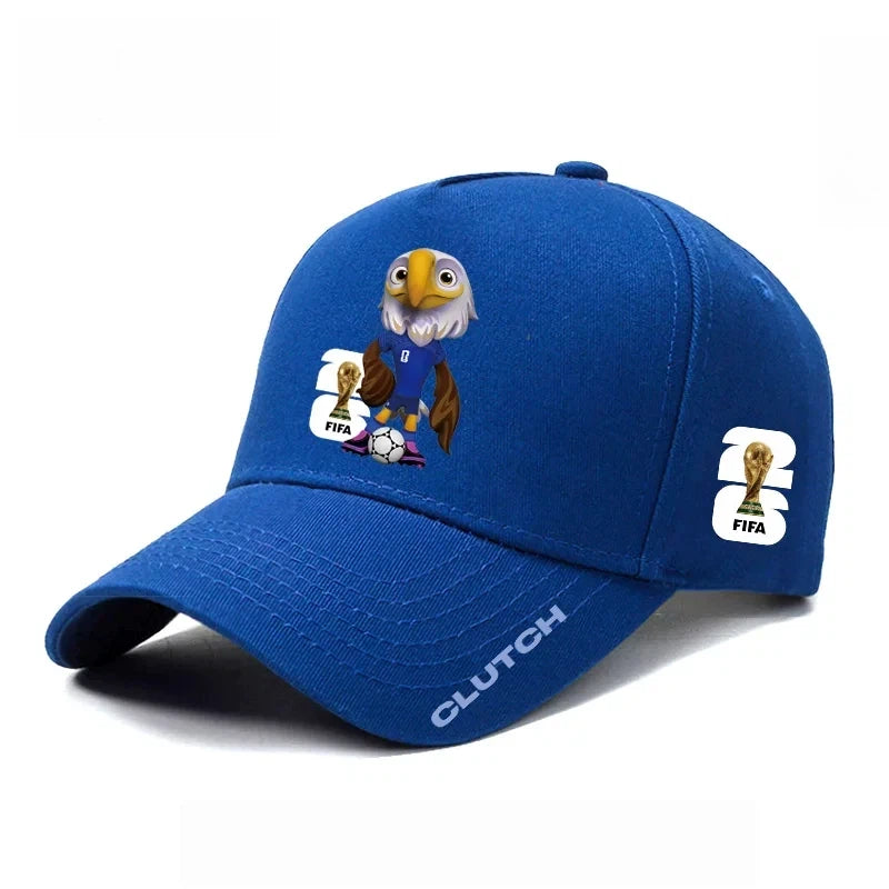 Baseball cap, US, Canada, Mexico mascot