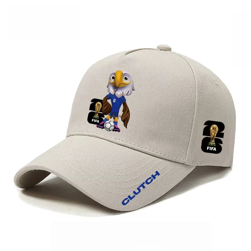 Baseball cap, US, Canada, Mexico mascot