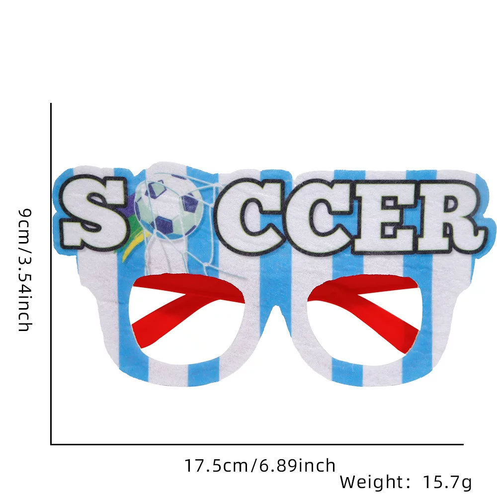 Football fan glasses outfit