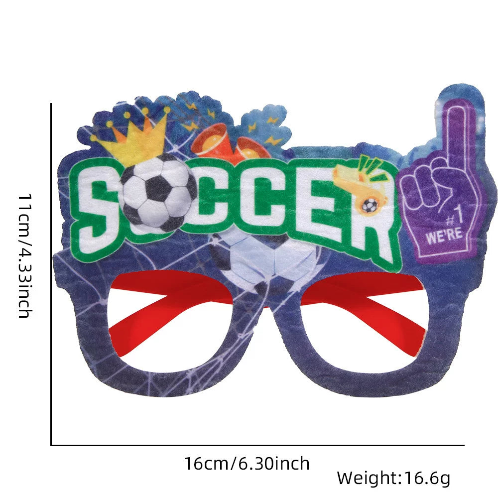 Football fan glasses outfit