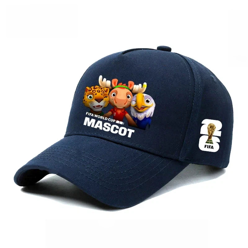 Baseball cap, US, Canada, Mexico mascot