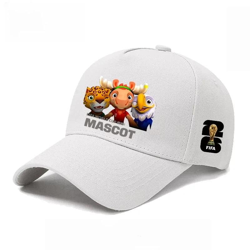 Baseball cap, US, Canada, Mexico mascot