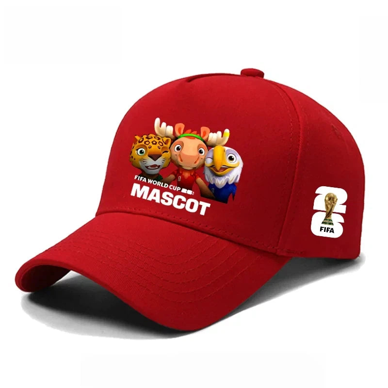 Baseball cap, US, Canada, Mexico mascot