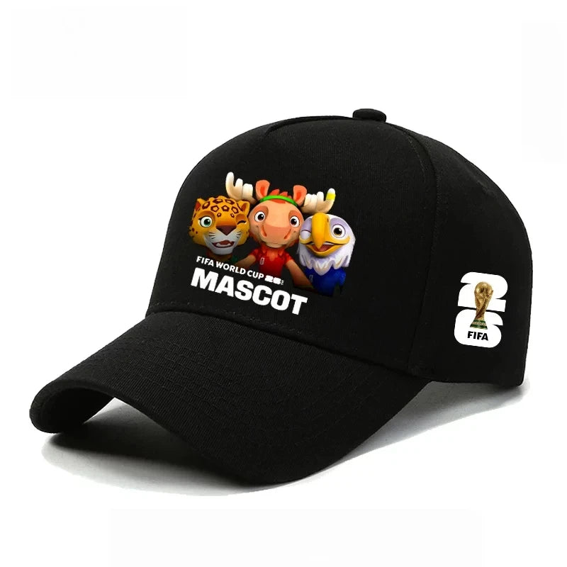 Baseball cap, US, Canada, Mexico mascot