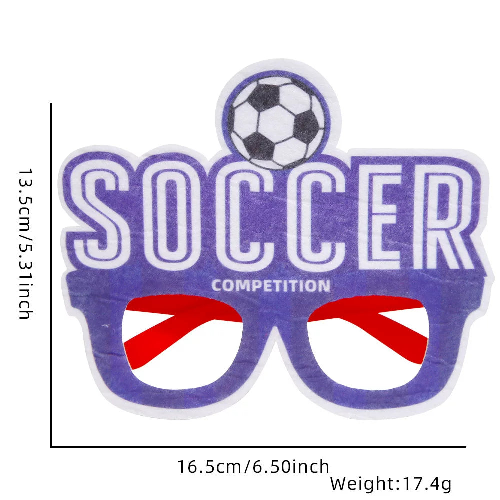 Football fan glasses outfit