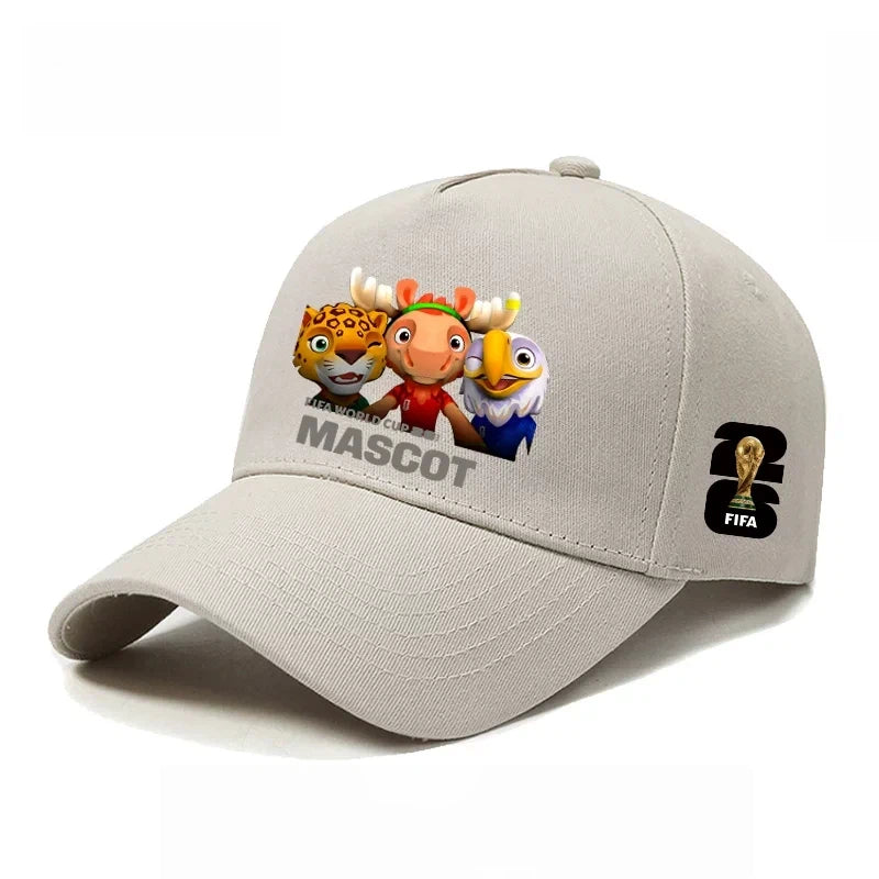 Baseball cap, US, Canada, Mexico mascot