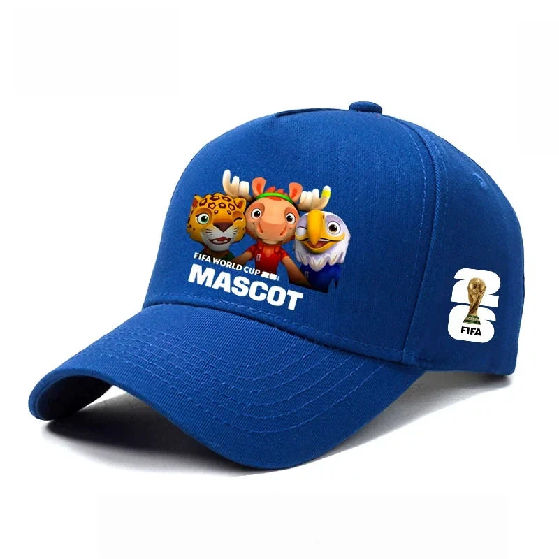 Baseball cap, US, Canada, Mexico mascot