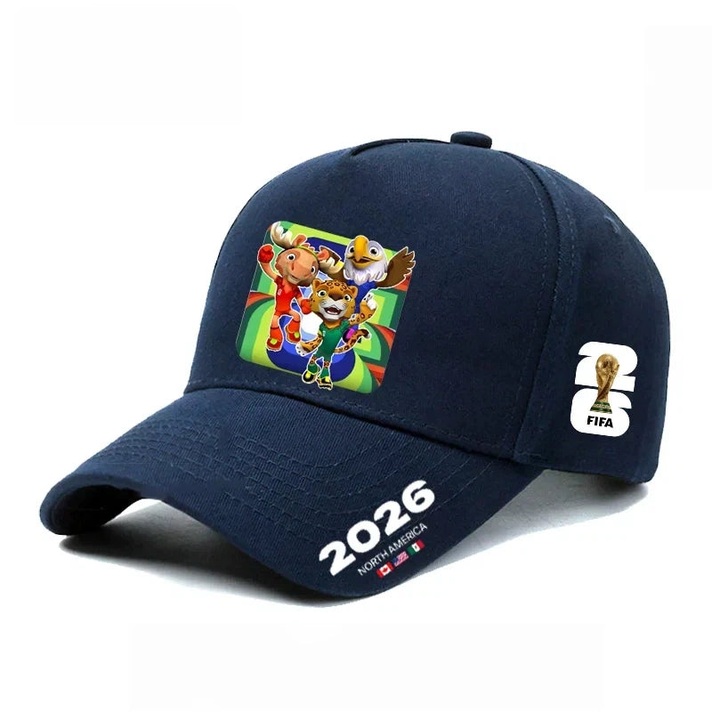 Baseball cap, US, Canada, Mexico mascot