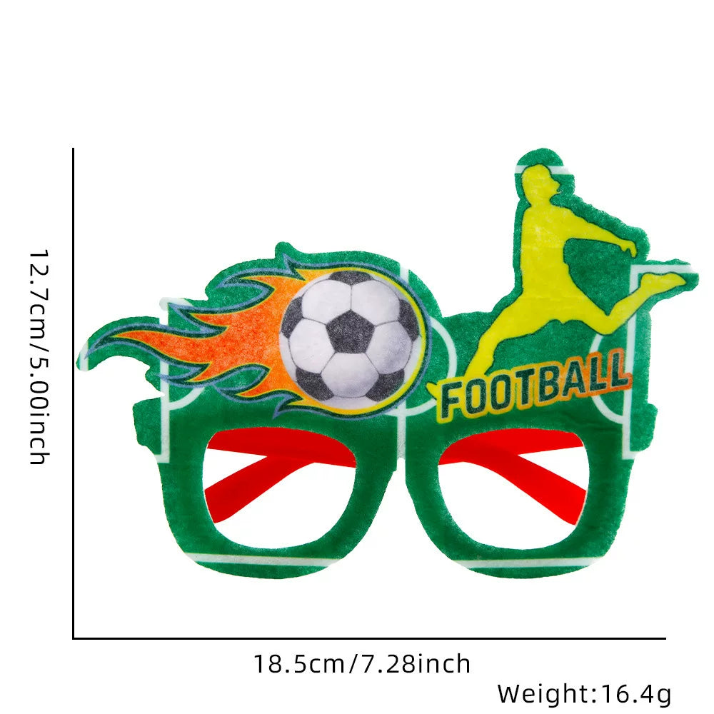 Football fan glasses outfit