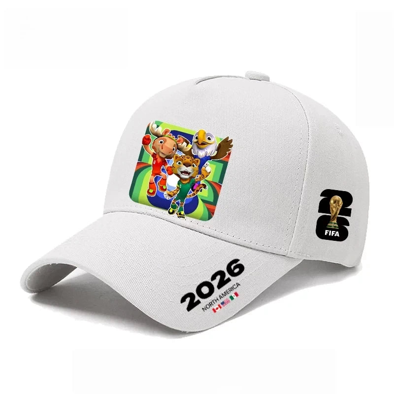 Baseball cap, US, Canada, Mexico mascot