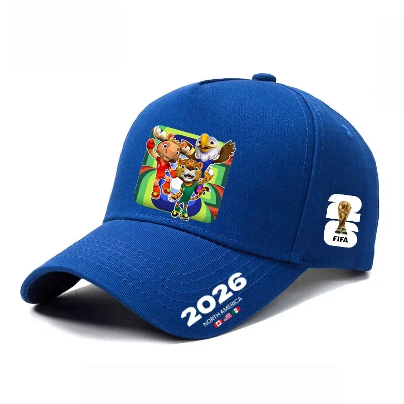 Baseball cap, US, Canada, Mexico mascot
