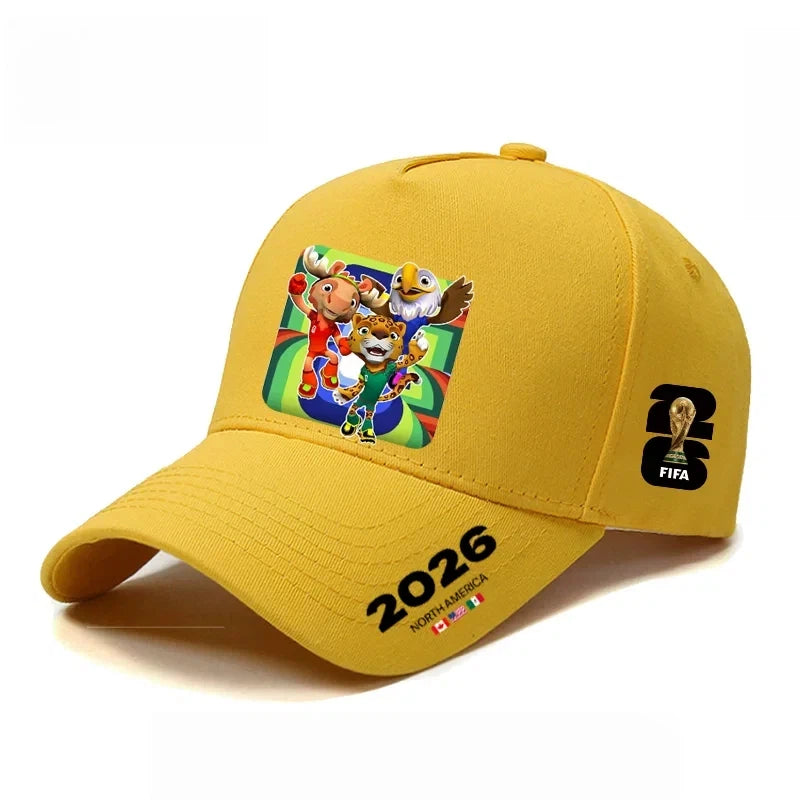 Baseball cap, US, Canada, Mexico mascot