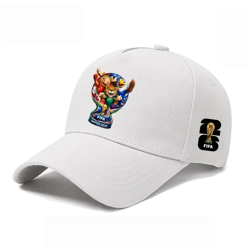 Baseball cap, US, Canada, Mexico mascot