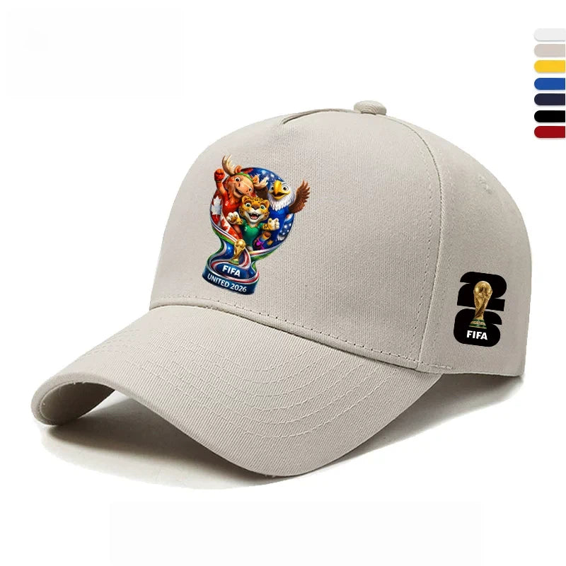 Baseball cap, US, Canada, Mexico mascot