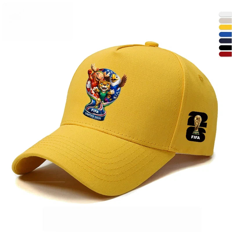 Baseball cap, US, Canada, Mexico mascot