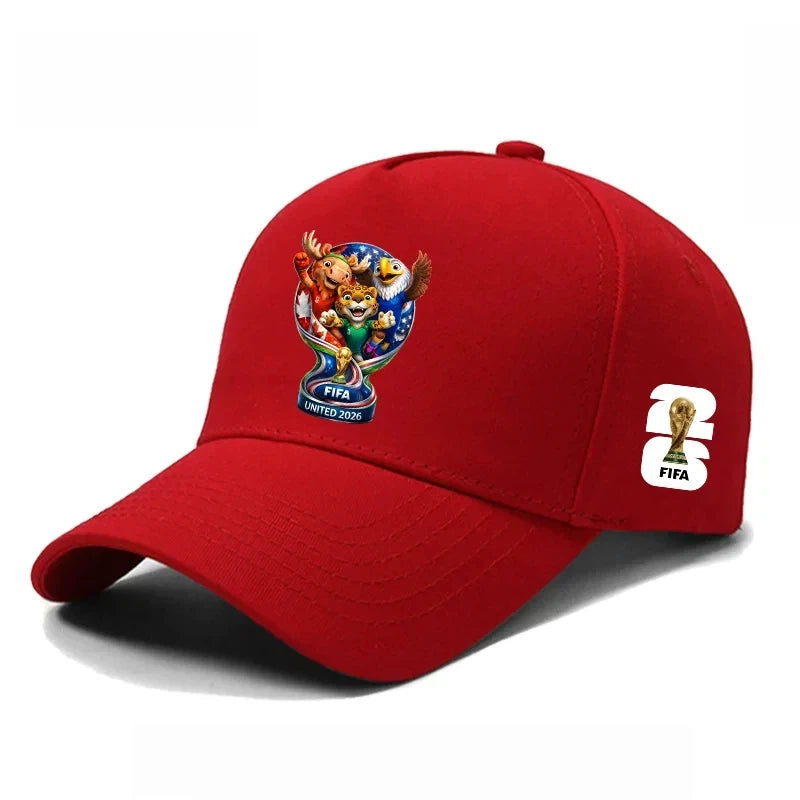 Baseball cap, US, Canada, Mexico mascot
