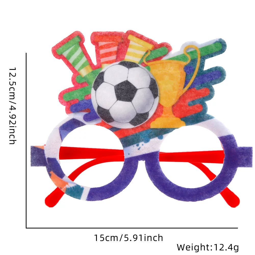 Football fan glasses outfit