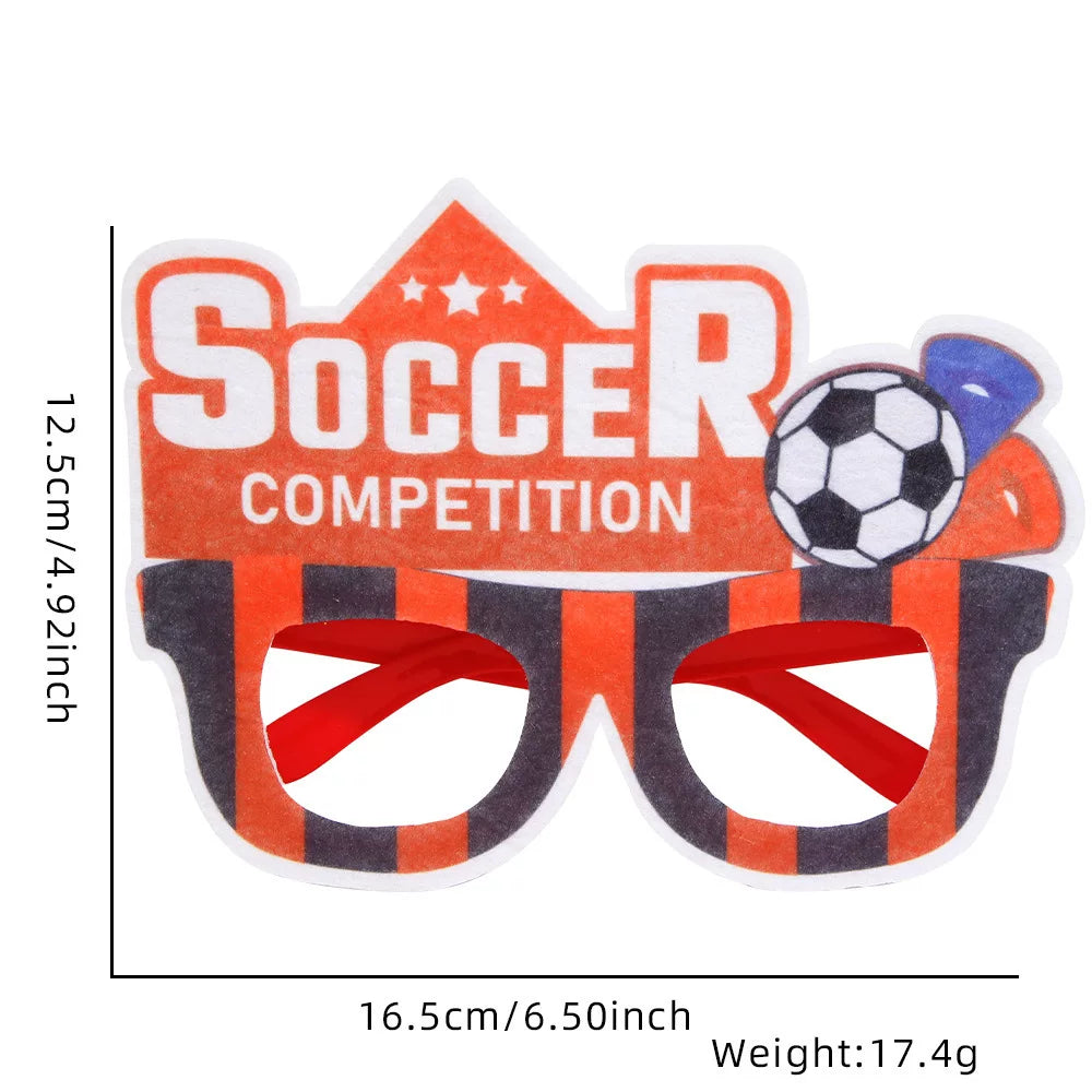 Football fan glasses outfit