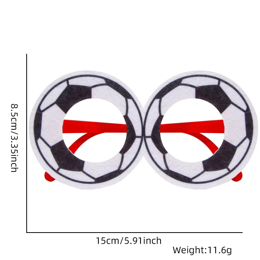 Football fan glasses outfit