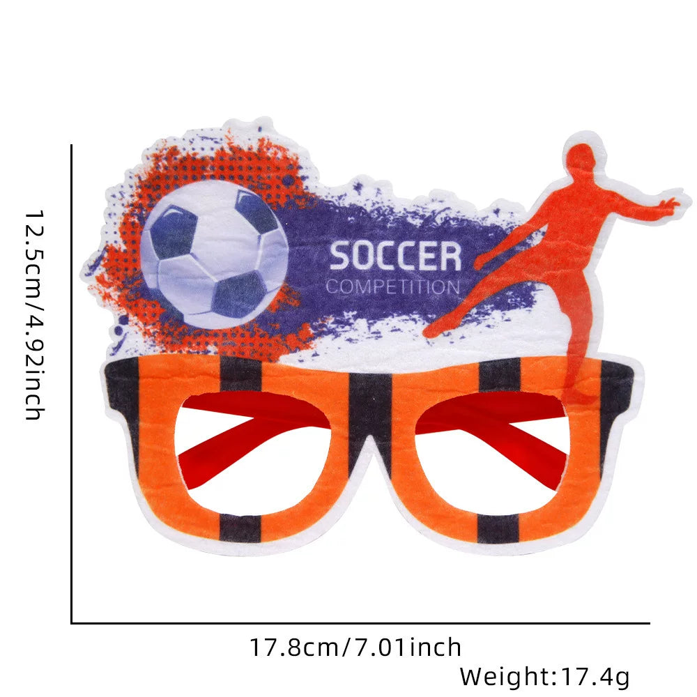 Football fan glasses outfit
