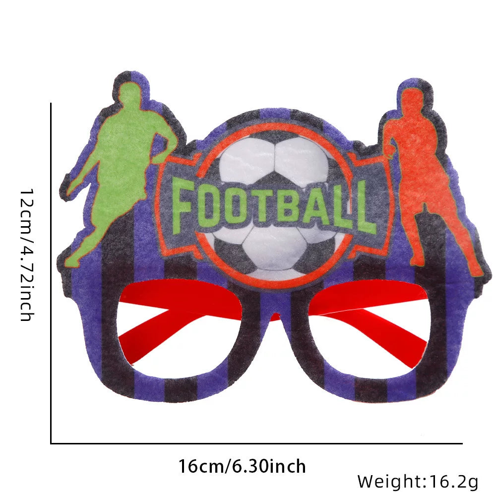 Football fan glasses outfit