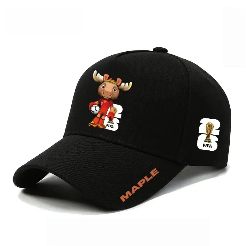 Baseball cap, US, Canada, Mexico mascot