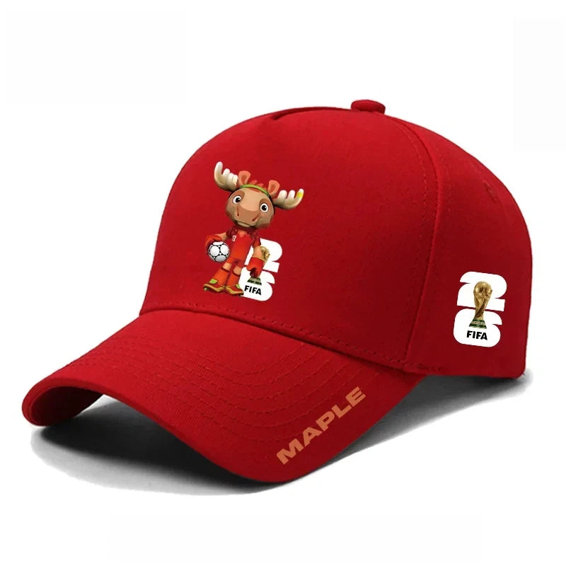 Baseball cap, US, Canada, Mexico mascot