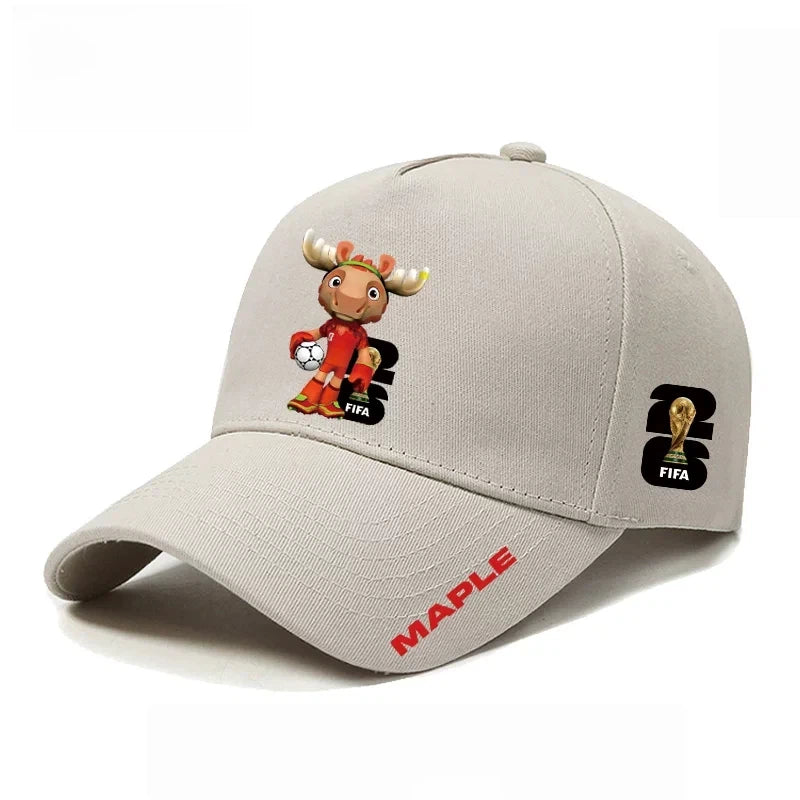 Baseball cap, US, Canada, Mexico mascot