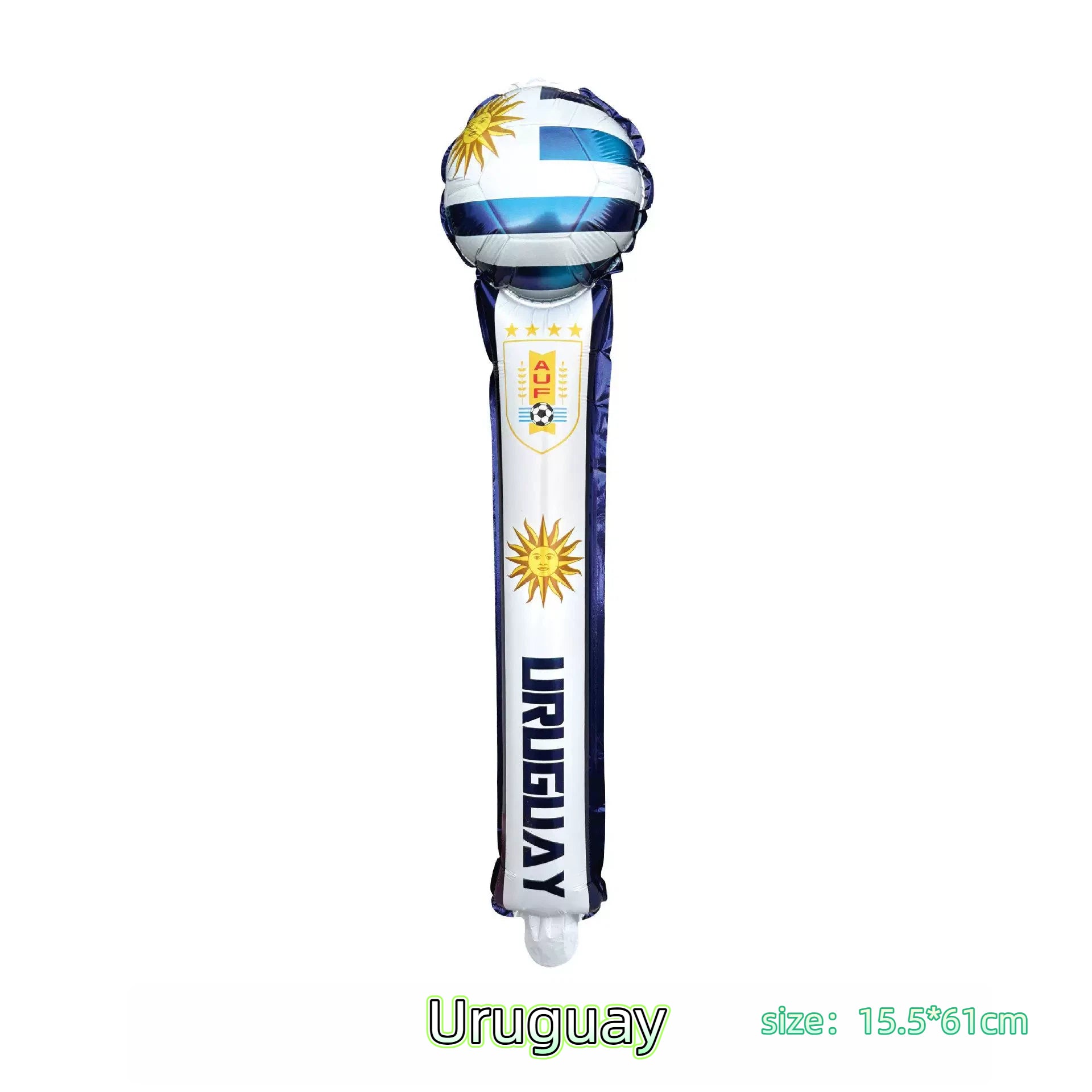 Handheld aluminum foil balloon stick