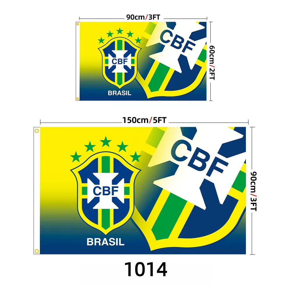 Soccer Fan cheering flags