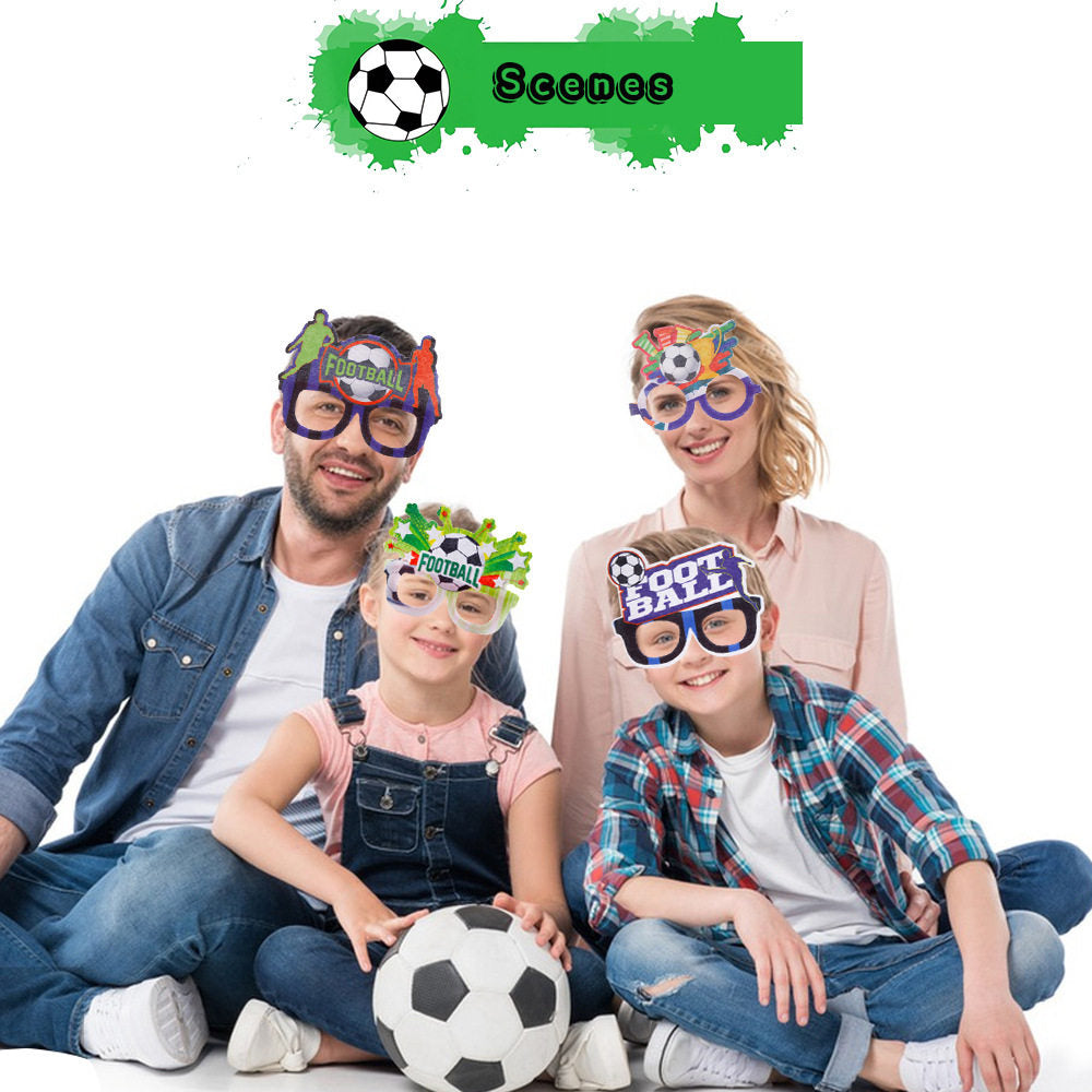 Football fan glasses outfit