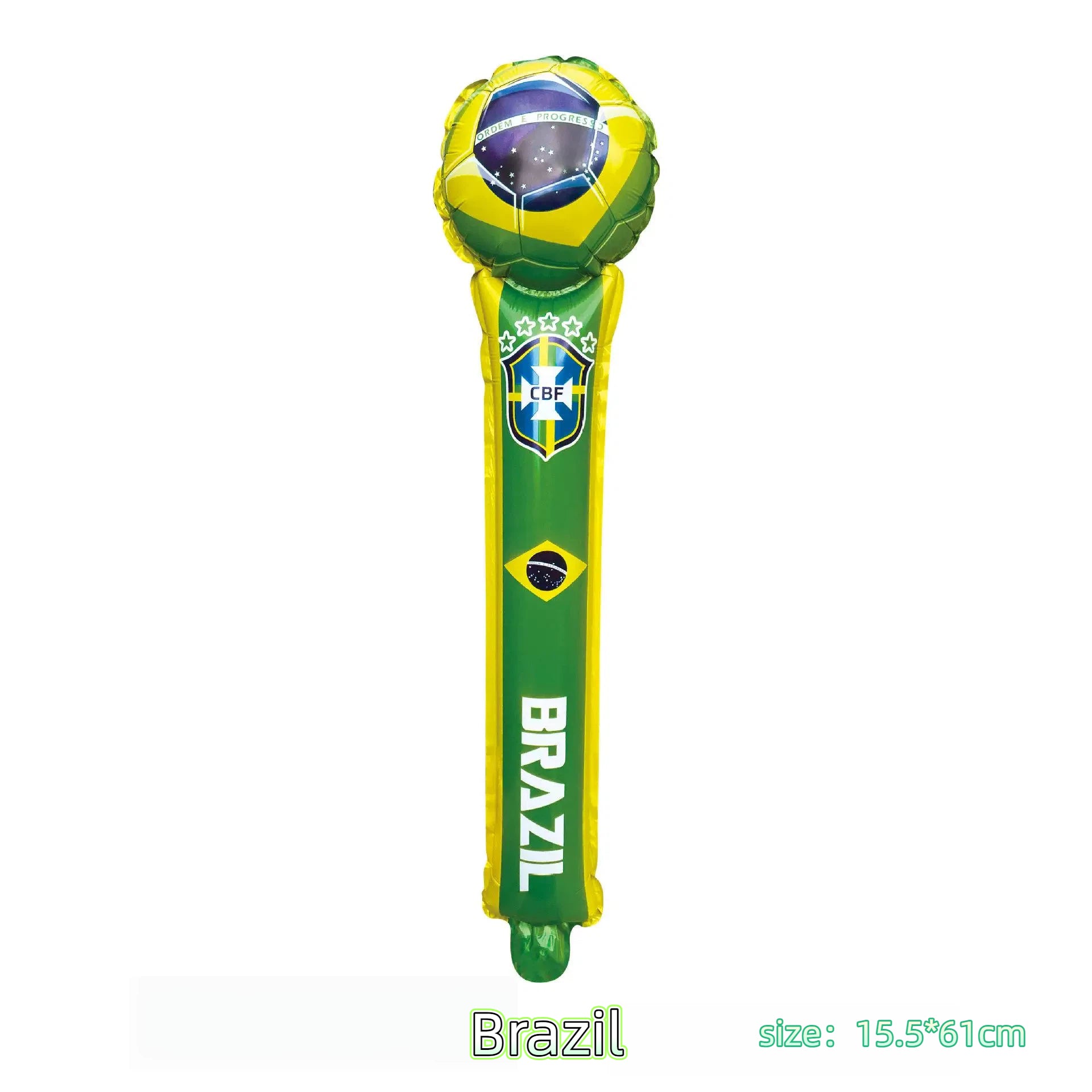 Handheld aluminum foil balloon stick