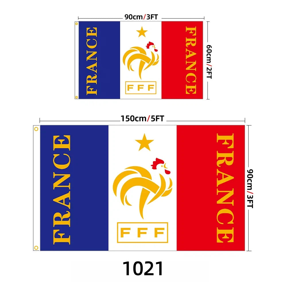 Soccer Fan cheering flags
