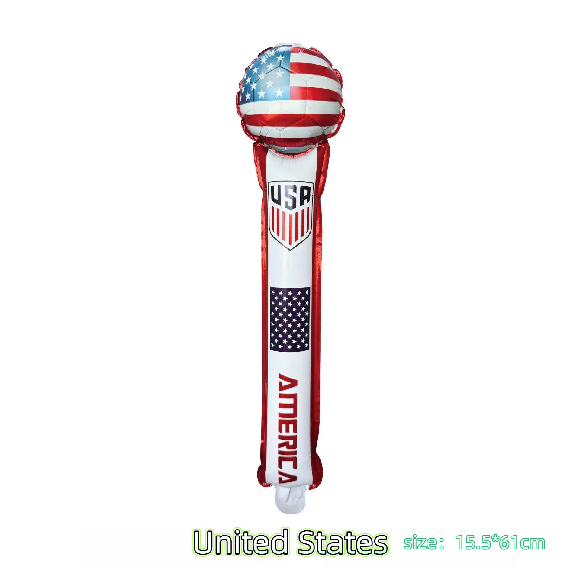 Handheld aluminum foil balloon stick