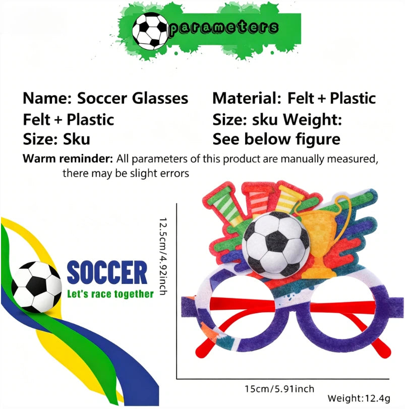 Football fan glasses outfit
